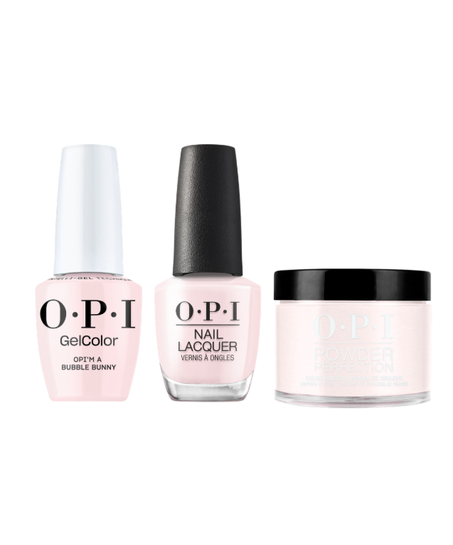 OPI OPI'm a Bubble Bunny S061 Trio – Powder + Gel + Nail Polish