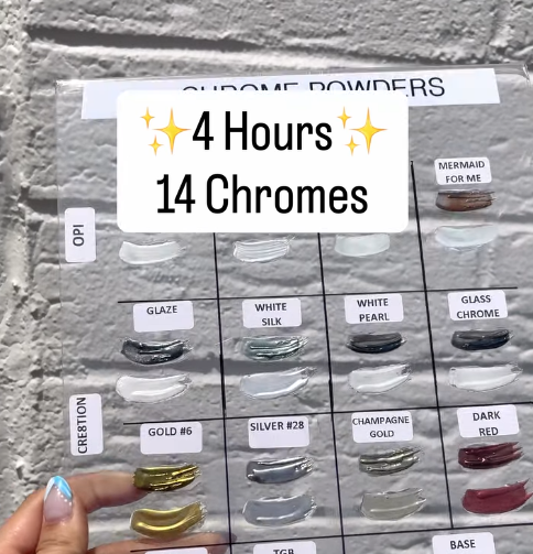 Why We Created a Chrome Powder Swatch — And Why It Changes Everything for Your Nail Appointment