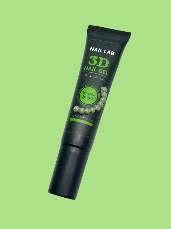 Nail Lab 3D Nail Gel tube on a white background