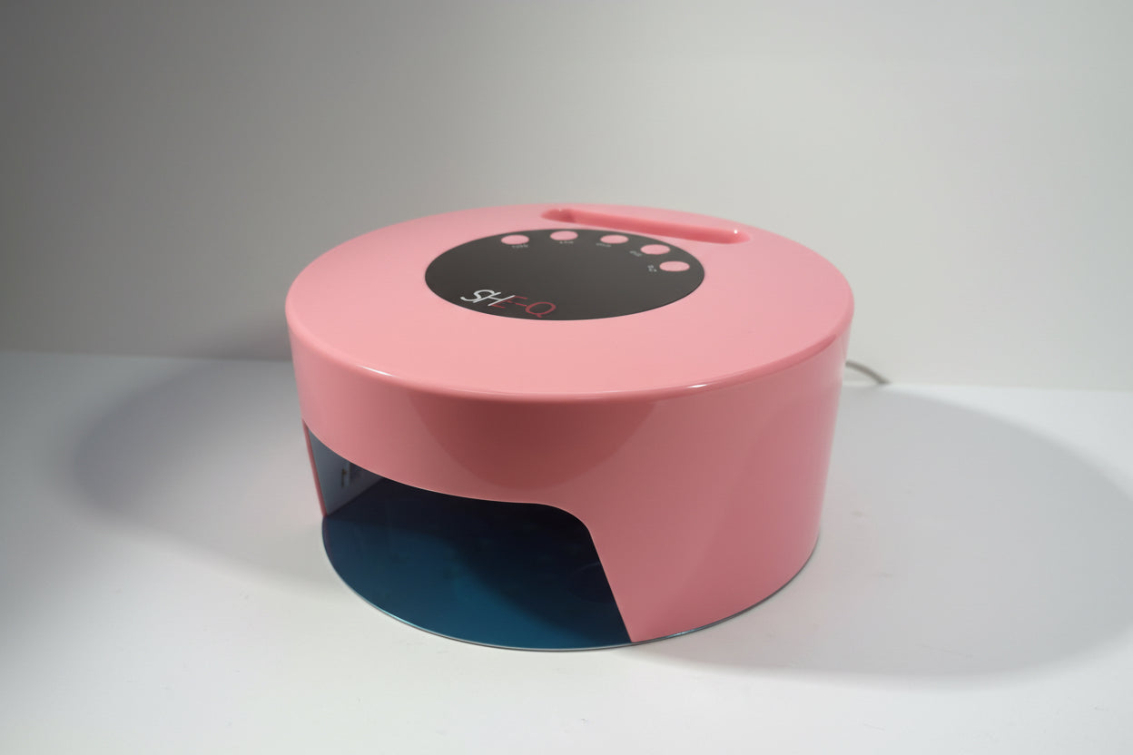 SHE-Q Corded 54W UV LED Nail Lamp for Gel Polish – 4 Timers with Magnetic Detachable Base for Pedicure