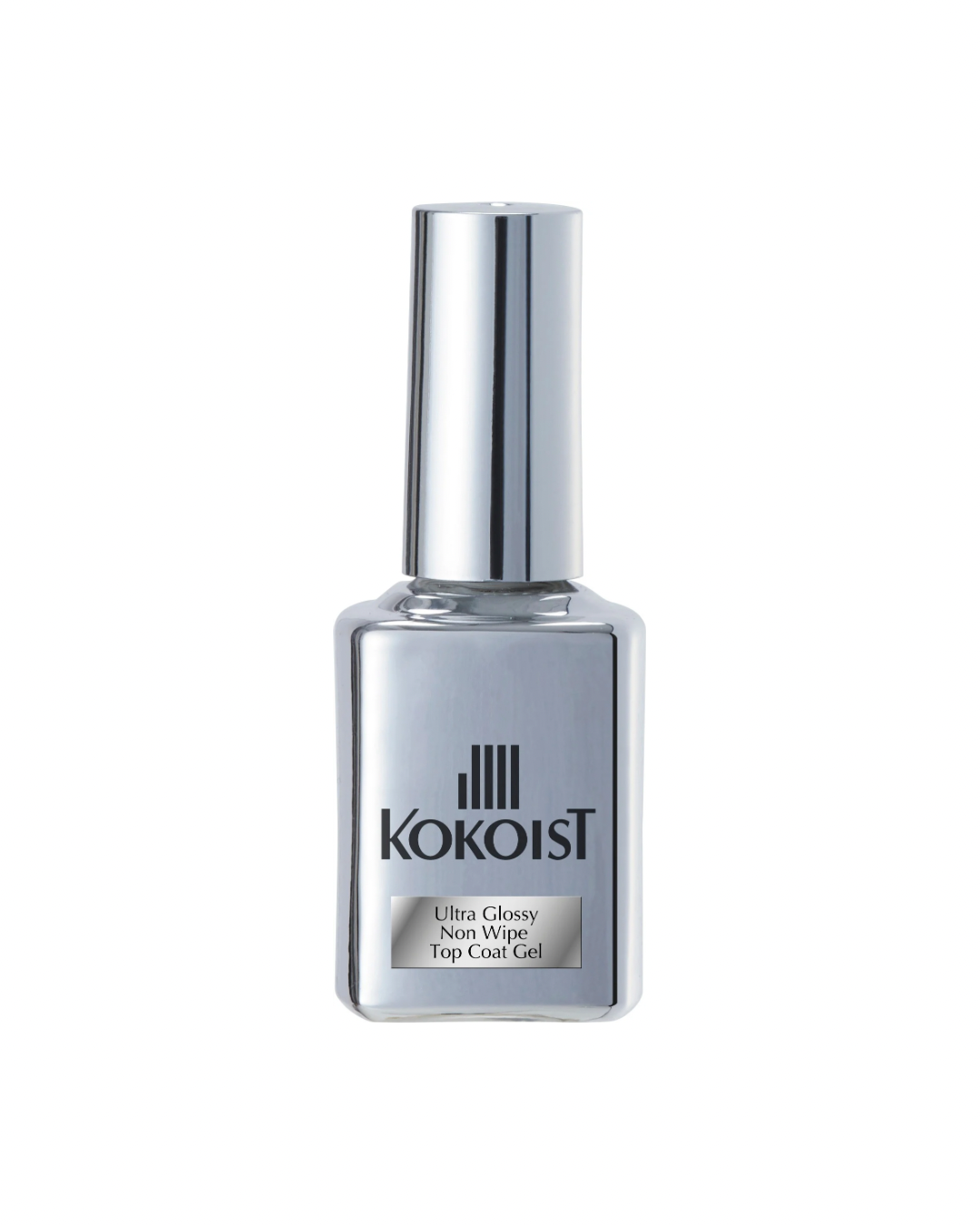 Kokoist Ultra Glossy Non-Wipe Top Coat Gel 15ml – Glass-Like Shine, No Sticky Residue, Soft Gel Formula for Pro Nail Techs