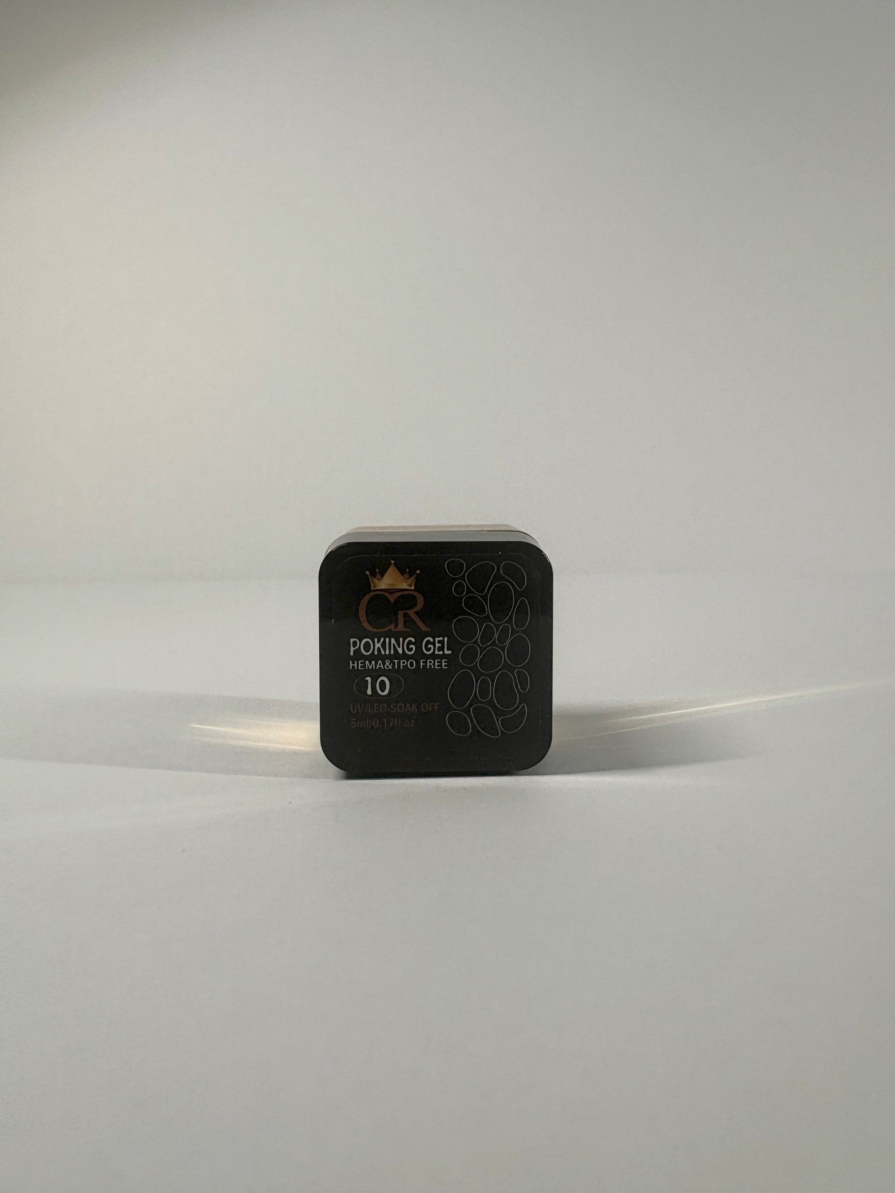 CROWN Poke Gel Nail Polish | Highly Pigmented for Drawing Lace, Flowers & Waves | Professional Nail Art Gel