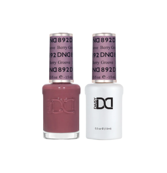 DND Berry Groove #892 – Berry Red Sheer Gel & Nail Polish Duo | DND DC Duo Set