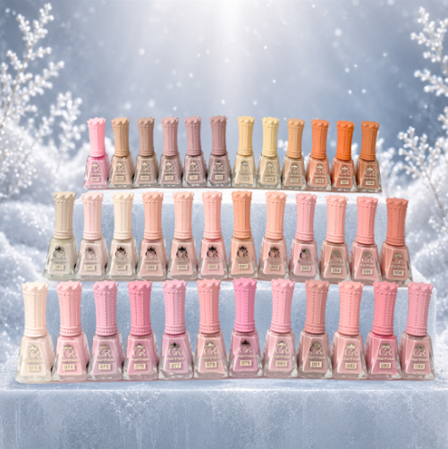 CROWN Nude 4-in-1 Collection – 36 Beige, Pink & Nude Lacquer, Gel & 2in1 Dip/Acrylic Powders + FREE Dip Liquids & Gel Base/Top – The Ultimate Nude Kit
