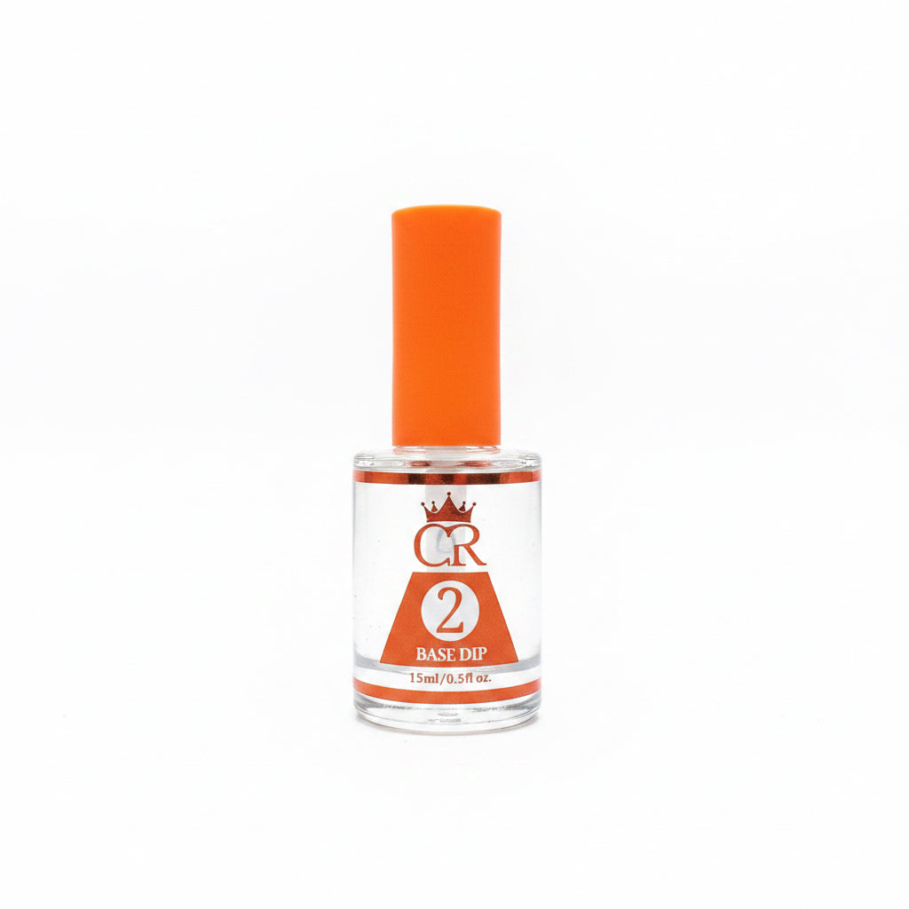 CROWN 4 Steps Dip Liquid Set – Dehydrator, Base, Activator, Top Coat for Long-Lasting & Easy Soak-Off SNS Nails