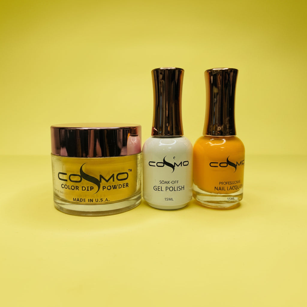 Cosmo 4in1 Trio Gin & Orange #178 – Juicy Mango-Orange Dip Powder, Acrylic, Gel & Lacquer