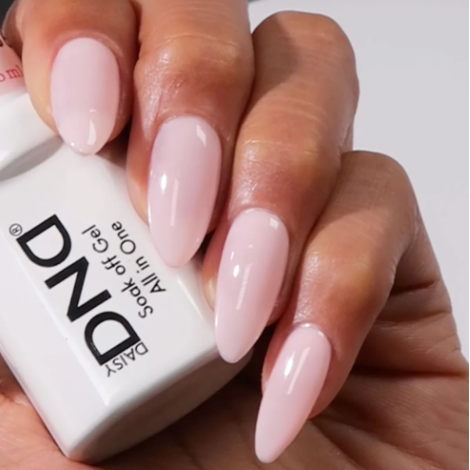 DND Pink Bubble #3456 – Porcelain Pink Sheer Gel Polish with Natural Undertones