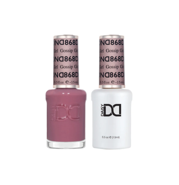 DND Gossip Girl #868 – Deep Coral Luminescent Sheer Gel Polish