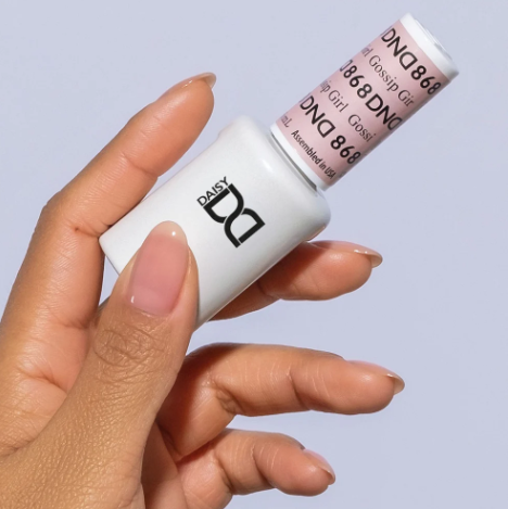 DND Gossip Girl #868 – Deep Coral Luminescent Sheer Gel Polish
