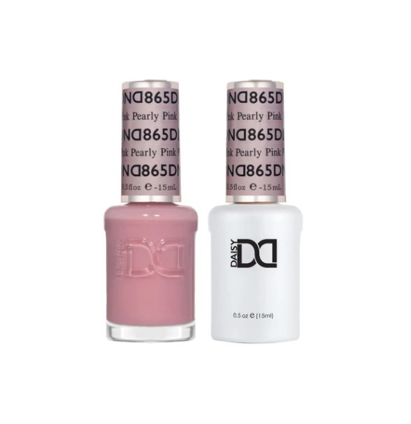 DND Pearly Pink #865 – Pearly Blush Sheer Pink Gel Polish