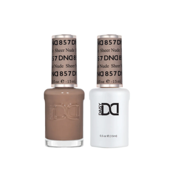 DND Sheer Nude #857 – True Nude Sheer Gel Polish