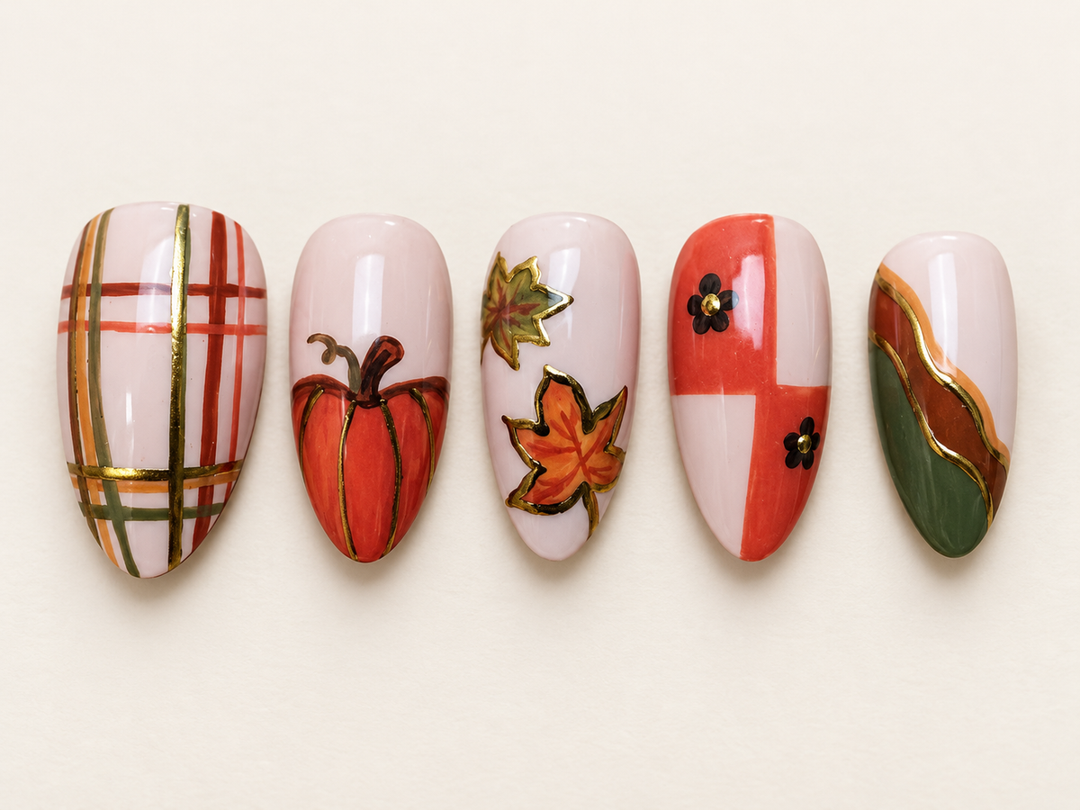 Kiara Sky Cozy Fall Gel Polish Collection – 7-Piece HEMA-Free & TPO-Free Fall Gel Colors