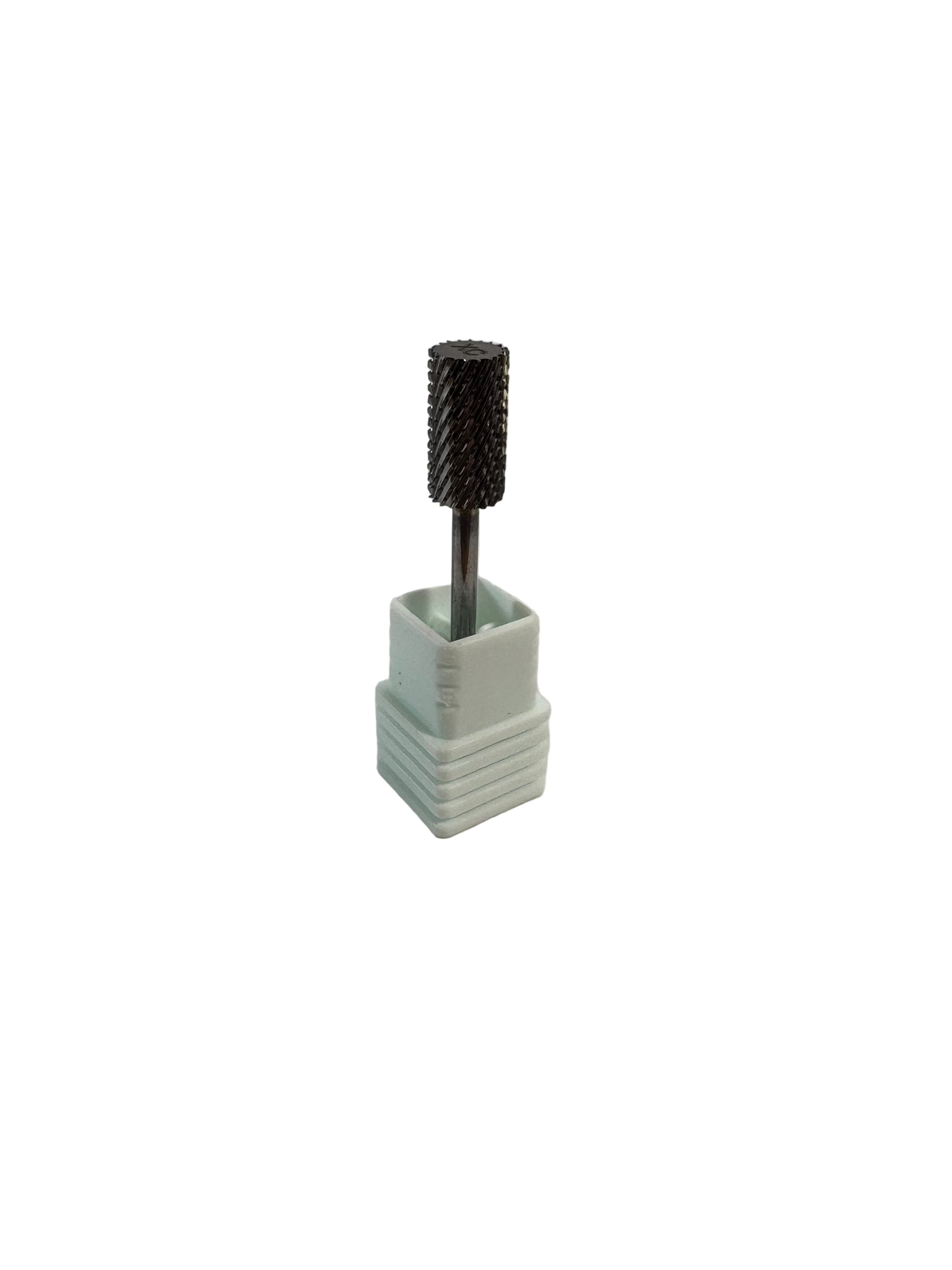 Professional Silver Large Barrel Nail Carbide Drill Bit - Extra Coarse Grit For Manicure