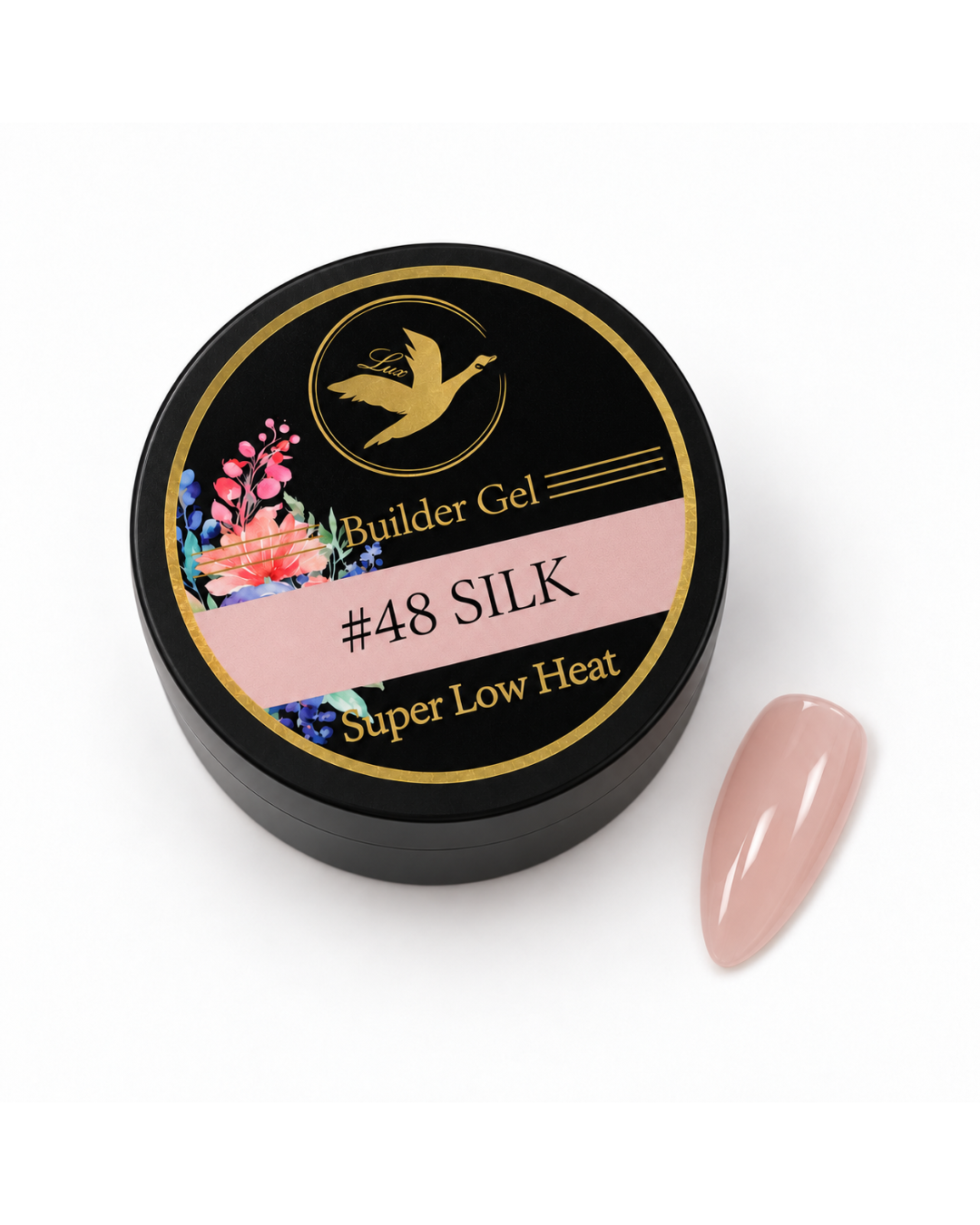Lux Gel USA #48 Silk – Sandy Pink Soft Touch Builder Gel | HEMA & TPO Free