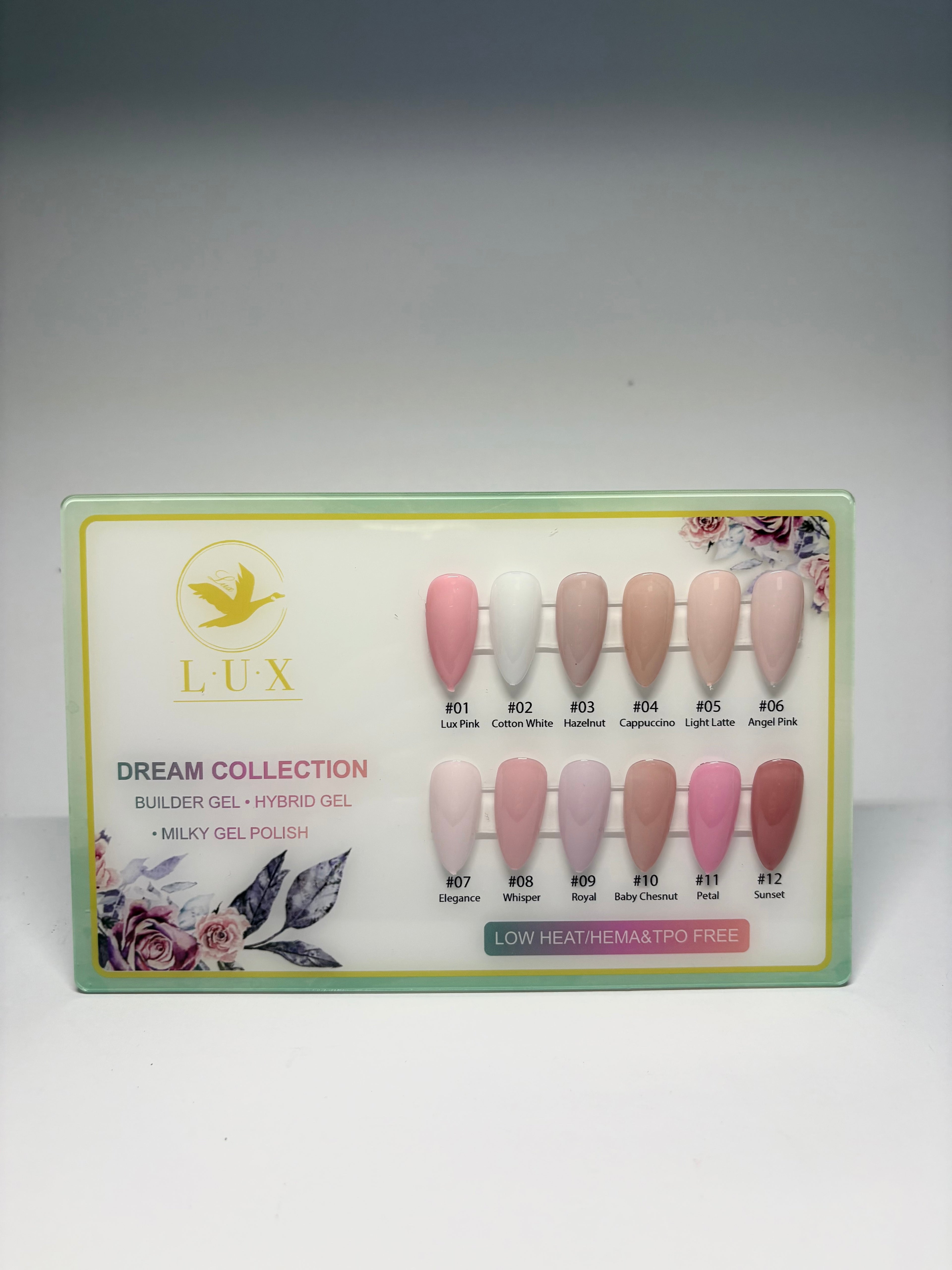Lux Polygel – Complete 12-Shade Kit for Nail Extensions