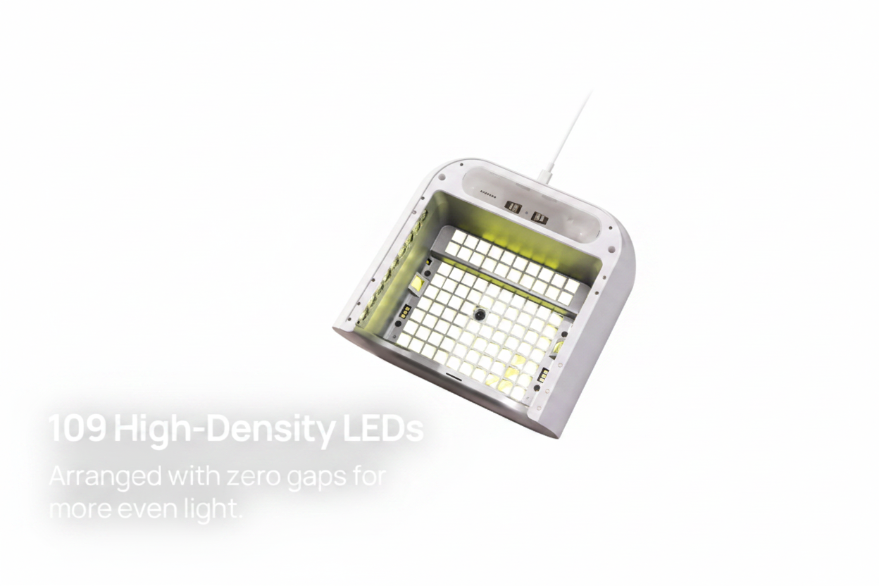 ONAIL SUNX PRO MAX AI Nail Lamp – 109 LED UV Lamp with AI Nail Tracking