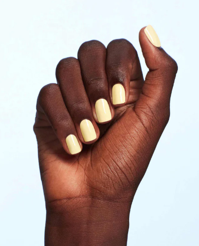 OPI GelColor Blinded By The Ring Light (S003) – Pastel Yellow Creme Gel