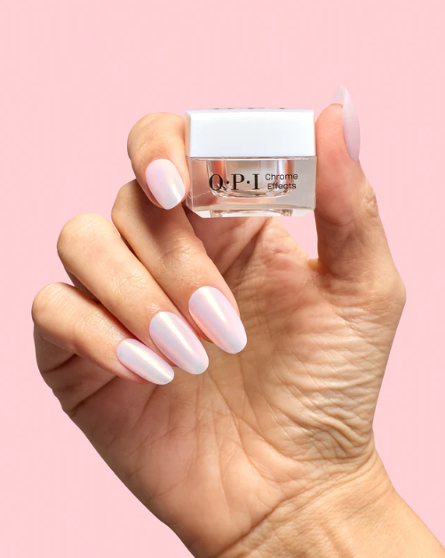 OPI Chrome Powder – Mermaid to Me – Pink & Blue Iridescent Transparent Chrome for Mermaid Nails