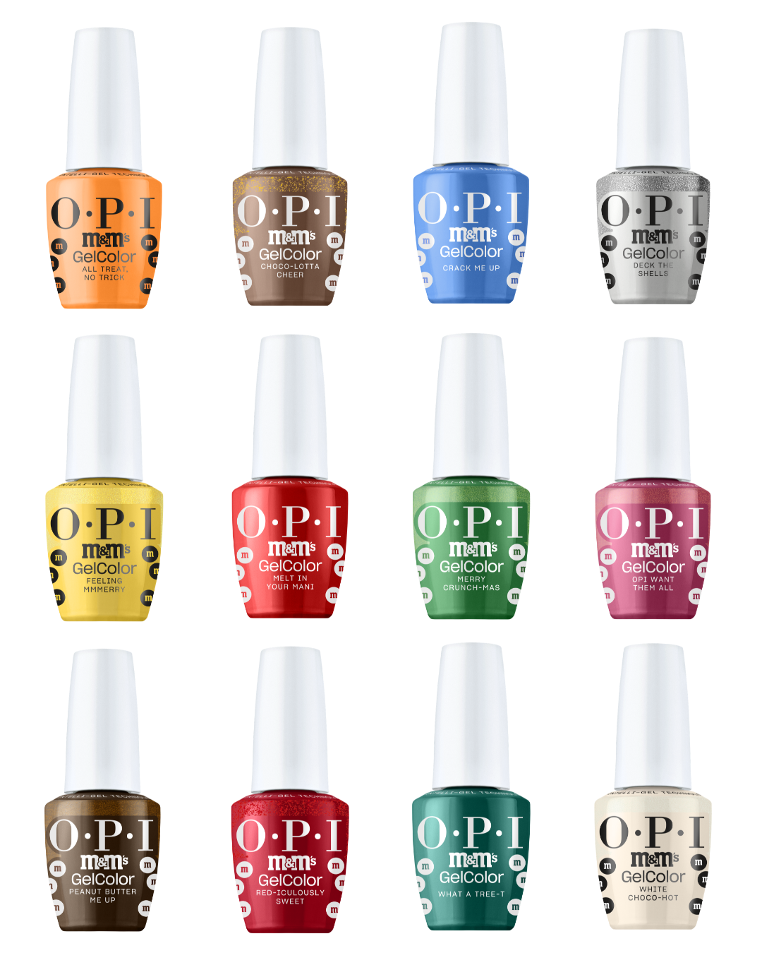 OPI 12 Gel colors