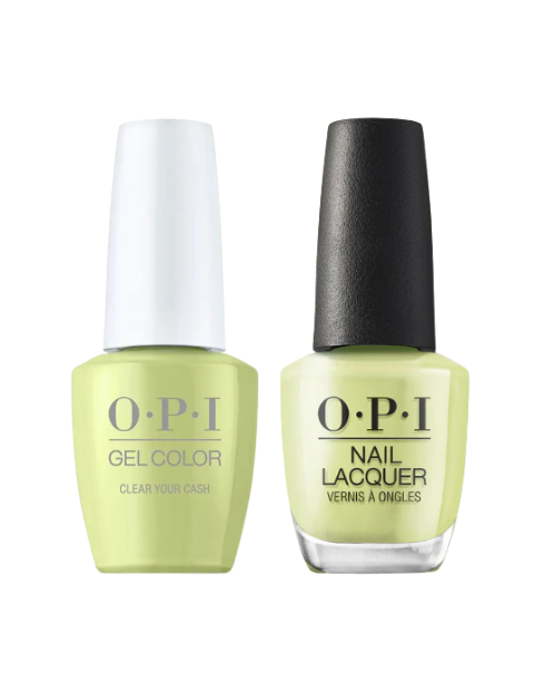 Two OPI nail care products on a white background