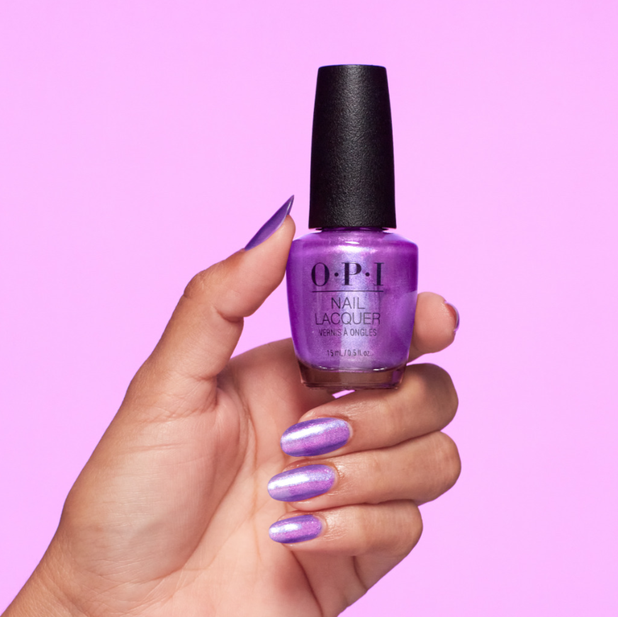 OPI Duos I Sold My Crypto S012 – Shimmery Violet Nail Polish (Gel + Regular Lacquer, Get Rich Quick Shine)