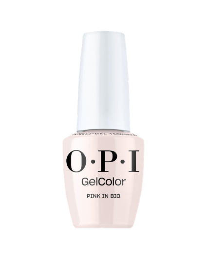 OPI GelColor Pink in Bio S001 | Light Pink Crème Nail Polish
