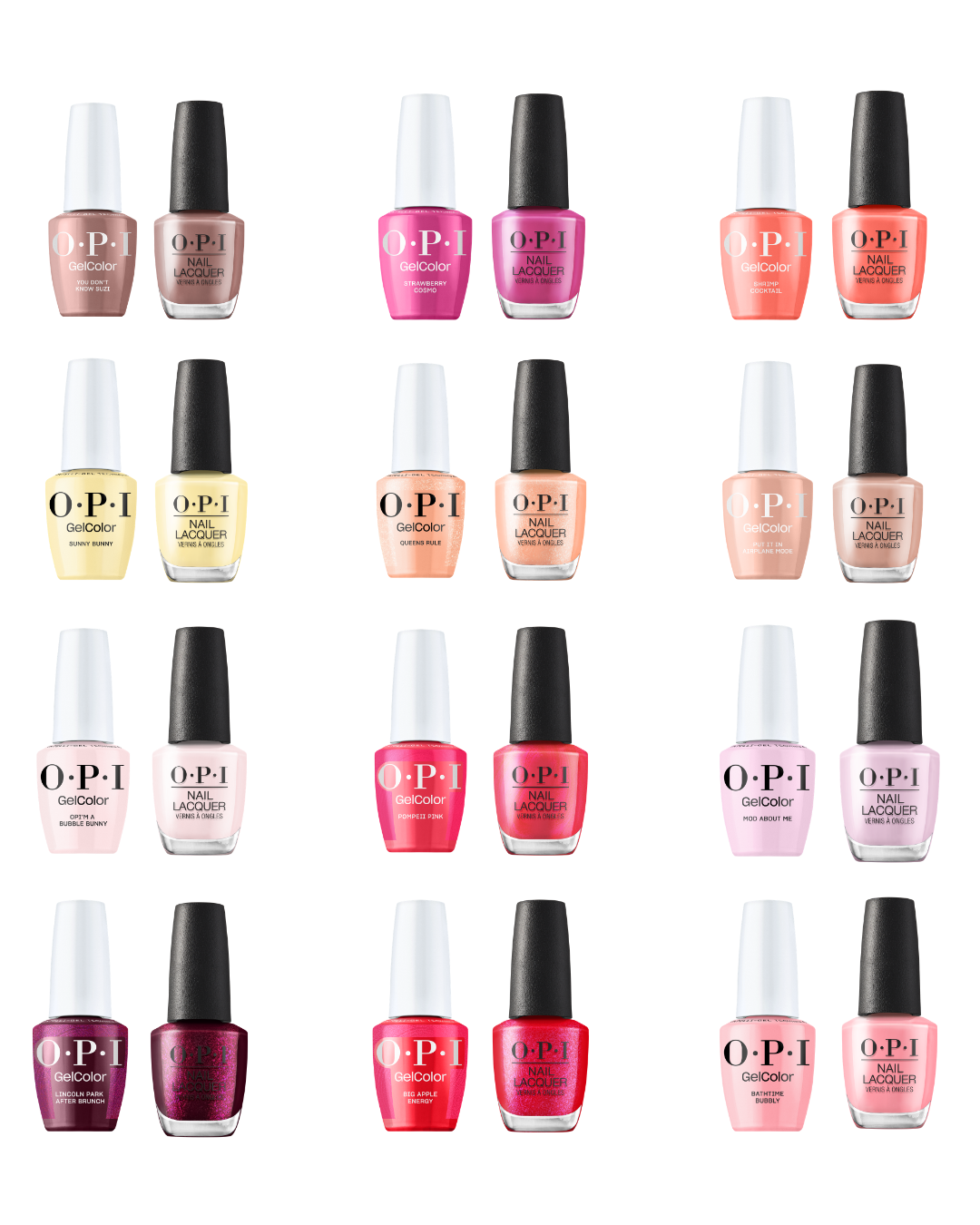 OPI Spring 2026 Iconic Duo: Gel Color + Lacquer with Free Display Stand