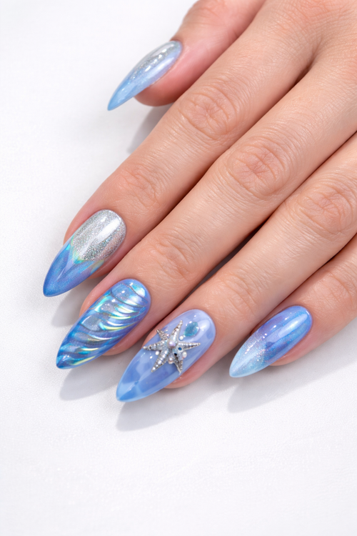 Cre8tion Nail Art 3D Line Gel - White – No Wipe, Chrome Ready – KS
