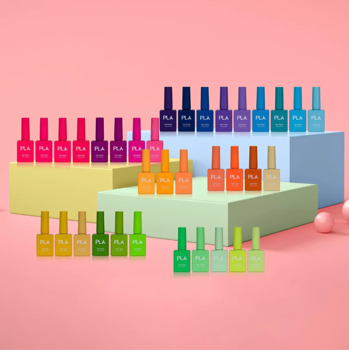 PLA What Happens in Vegas? Gel & Nail Lacquer Duo Set – Vibrant Summer Colors, TPO & HEMA Free