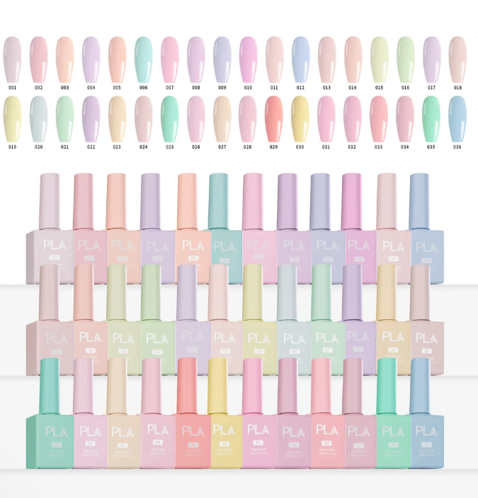 PLA Gram Gram's Rose Garden: 3-in-1 Nail System Dip Powder & Acrylic Nail Kit with Gel & Lacquer