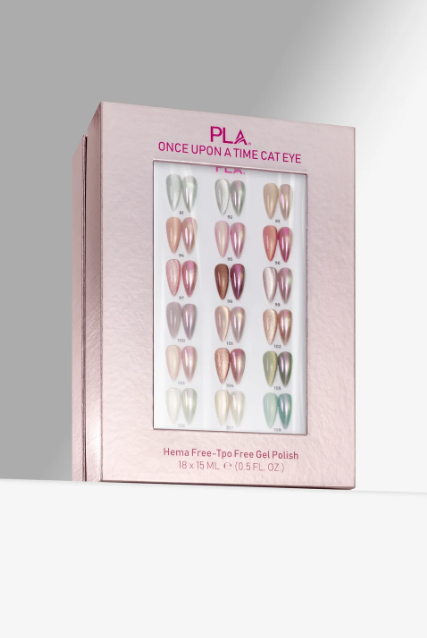 PLA Once Upon A Time Cat Eye Gel Polish Collection – 18 Enchanted Forest Shades, Earthy Cat Eye
