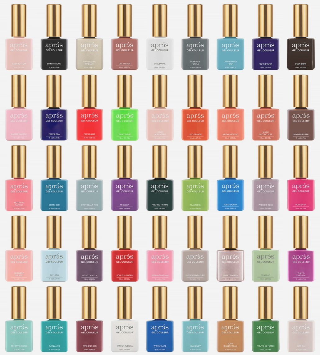 Aprés Gel Color Collection – 200 HEMA & TPO Free Gel Polishes + FREE 2 Color Books