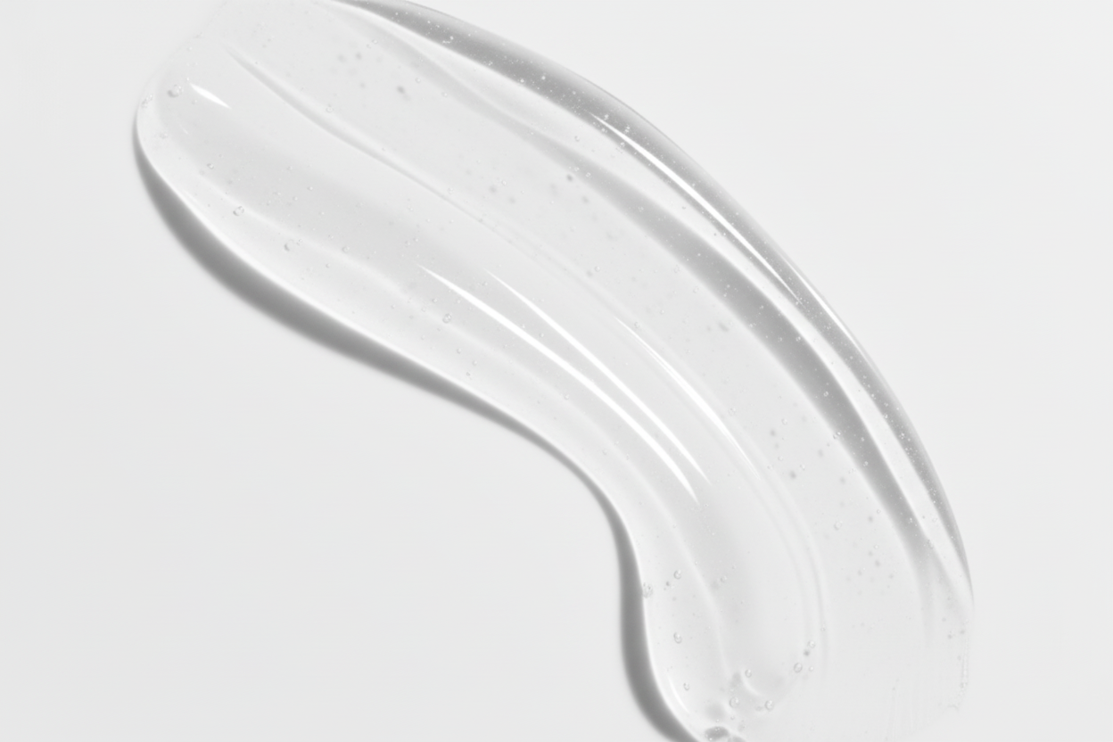 Close-up of white, glossy paint texture