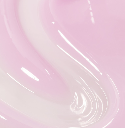 Pink and white gradient with wavy patterns