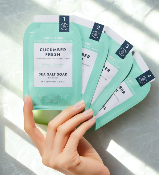 VOESH Pedi In A Box 4-step - Cucumber Fresh