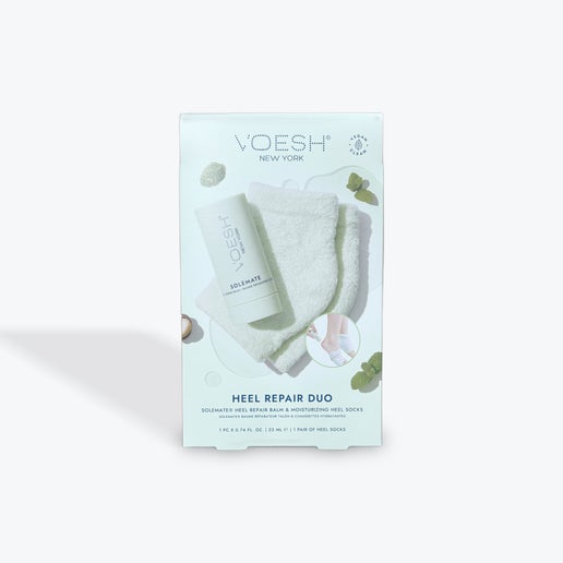 VOESH New York heel repair duo packaging on a white background