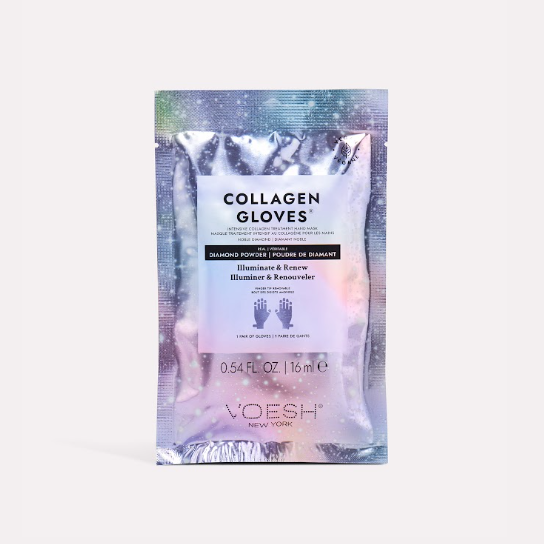 Voesh Noble Diamond Collagen Gloves – 15-Minute Intensive Hand Repair with Diamond & Vegan Collagen
