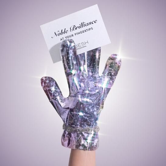 Voesh Noble Diamond Collagen Gloves – 15-Minute Intensive Hand Repair with Diamond & Vegan Collagen