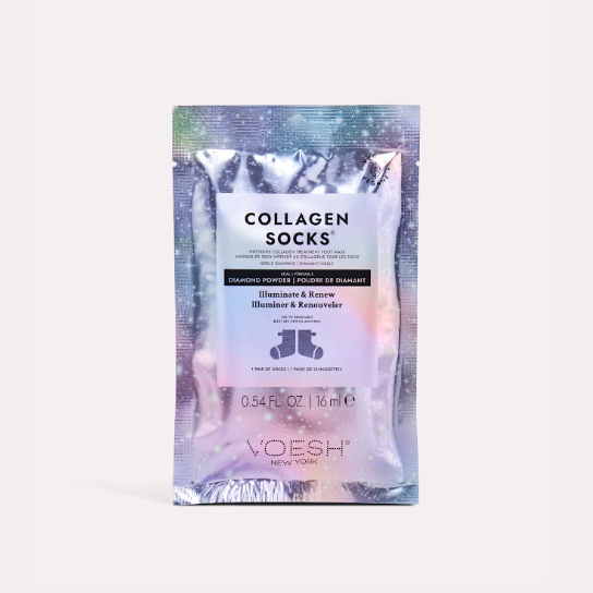 Voesh Noble Diamond Collagen Socks – 15-Minute Intensive Foot Repair with Diamond & Vegan Collagen