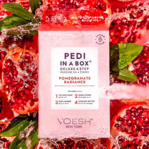 Voesh Pedi in a Box 4 Step - Pomegranate Radiance