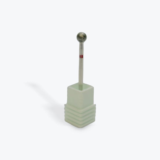 3/32" M Size Ball Cuticle Cleaner Drill Bit – Fine Grit Professional Safety Carbide Nail Bit – For Cuticle & Dead Skin Prep – Compatible with All E-Files