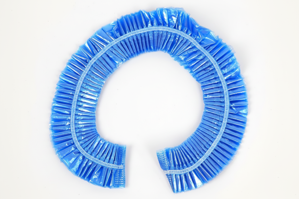 Blue liner on a white background